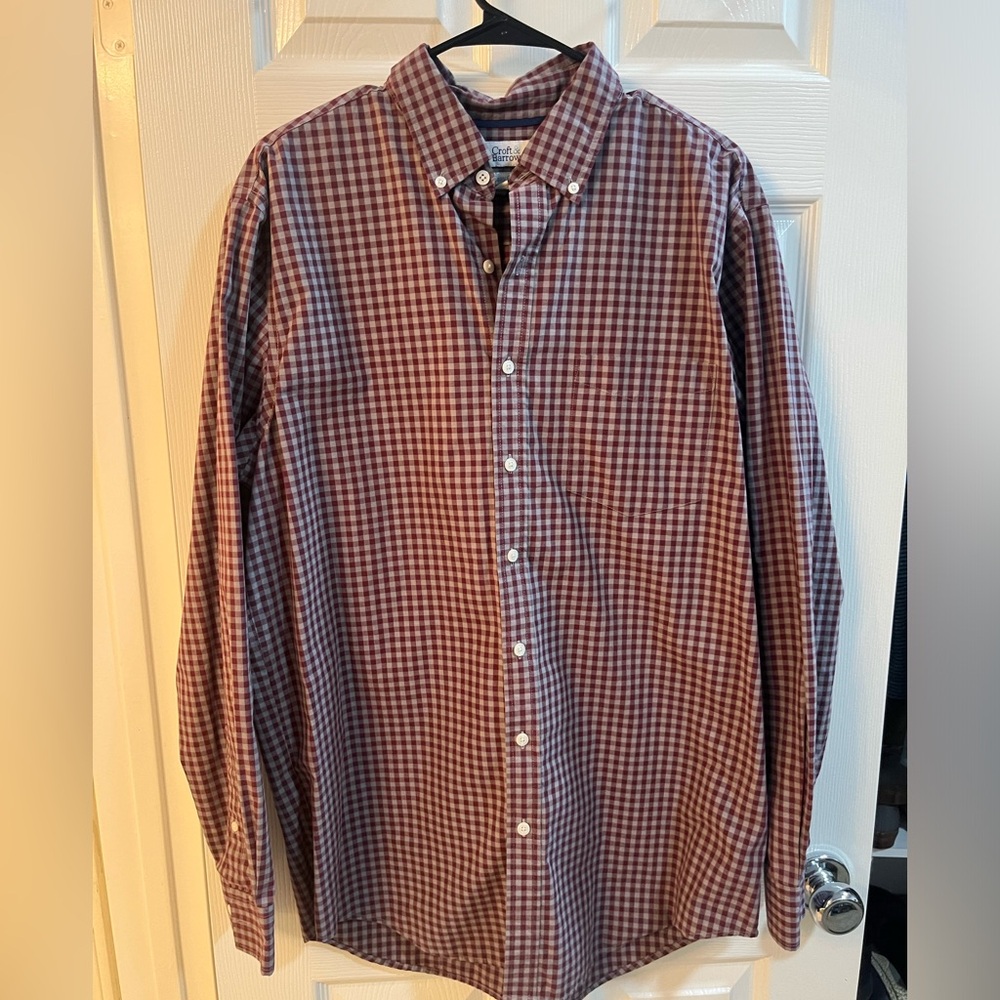 Men’s Croft & Barrow Long Sleeve Button Up Shirt